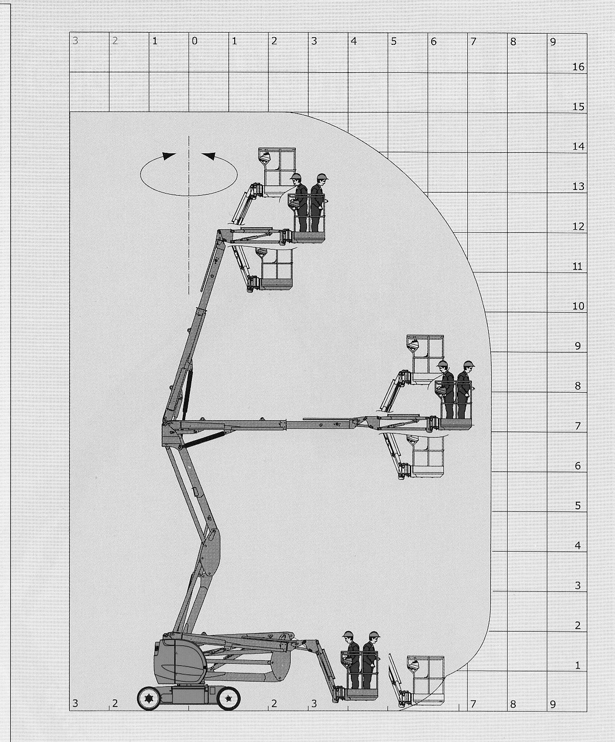 Gelenkteleskopbühne Elektro 15m - Manitou 150 AETJ
