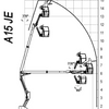 Gelenkteleskopbühne Elektro 15m - Airo A 15 JE