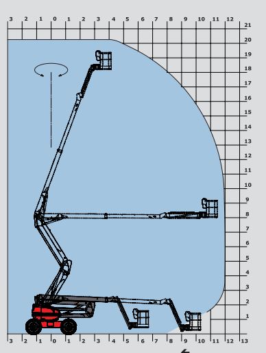 Gelenkteleskopbühne Diesel Allrad 20m - Manitou M 200 ATJ